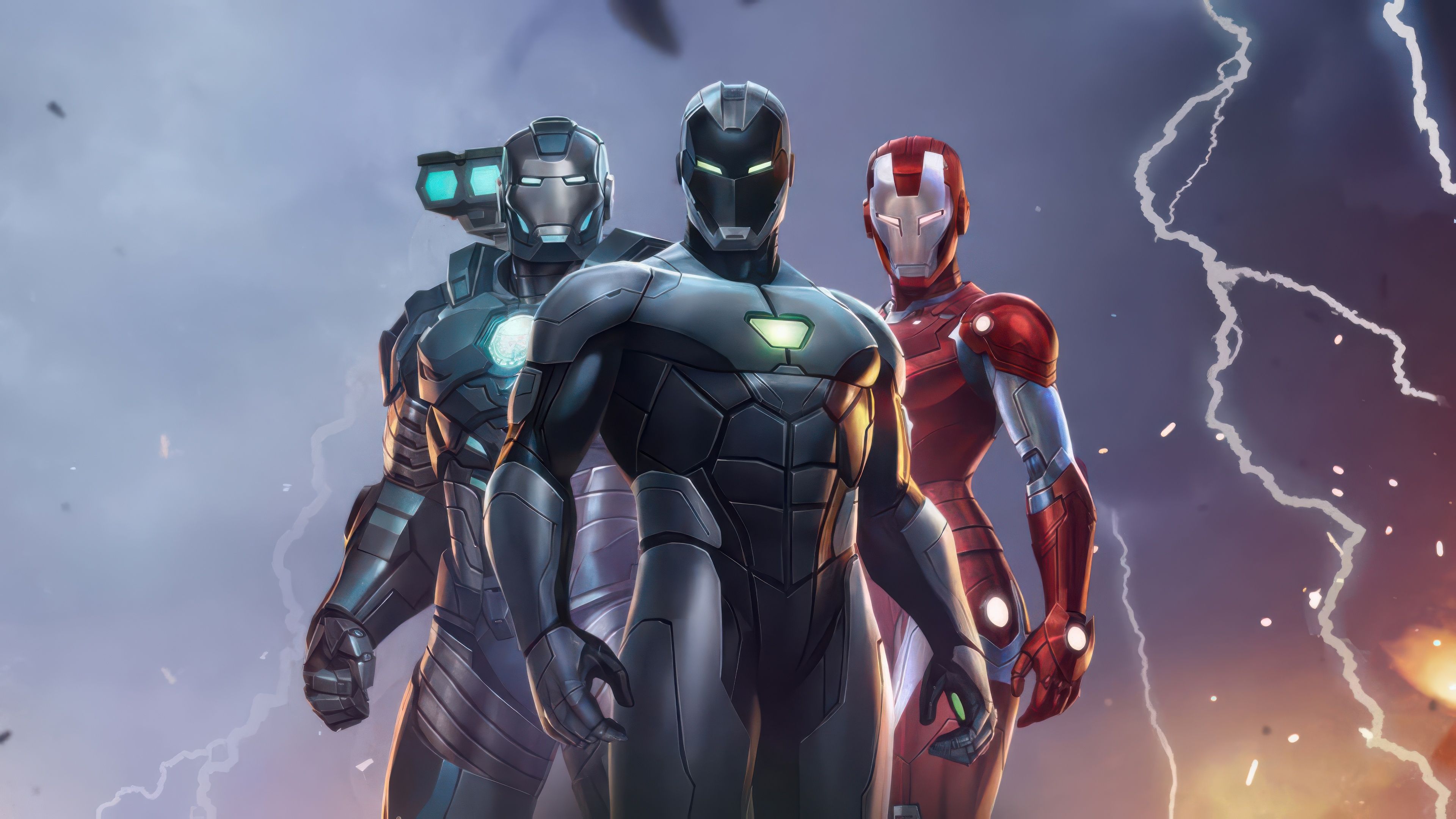 3840x2160 Marvel Future Fight X Iron Man Team Wallpaper, HD Games Wallpaper, 4k Wallpaper, Image, Background, Photos and Picture