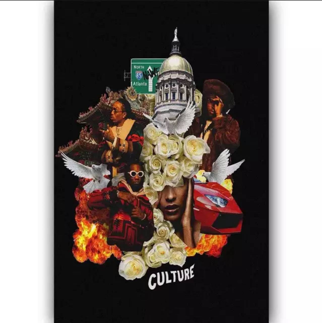 1278x1280 Migos Wallpaper Download
