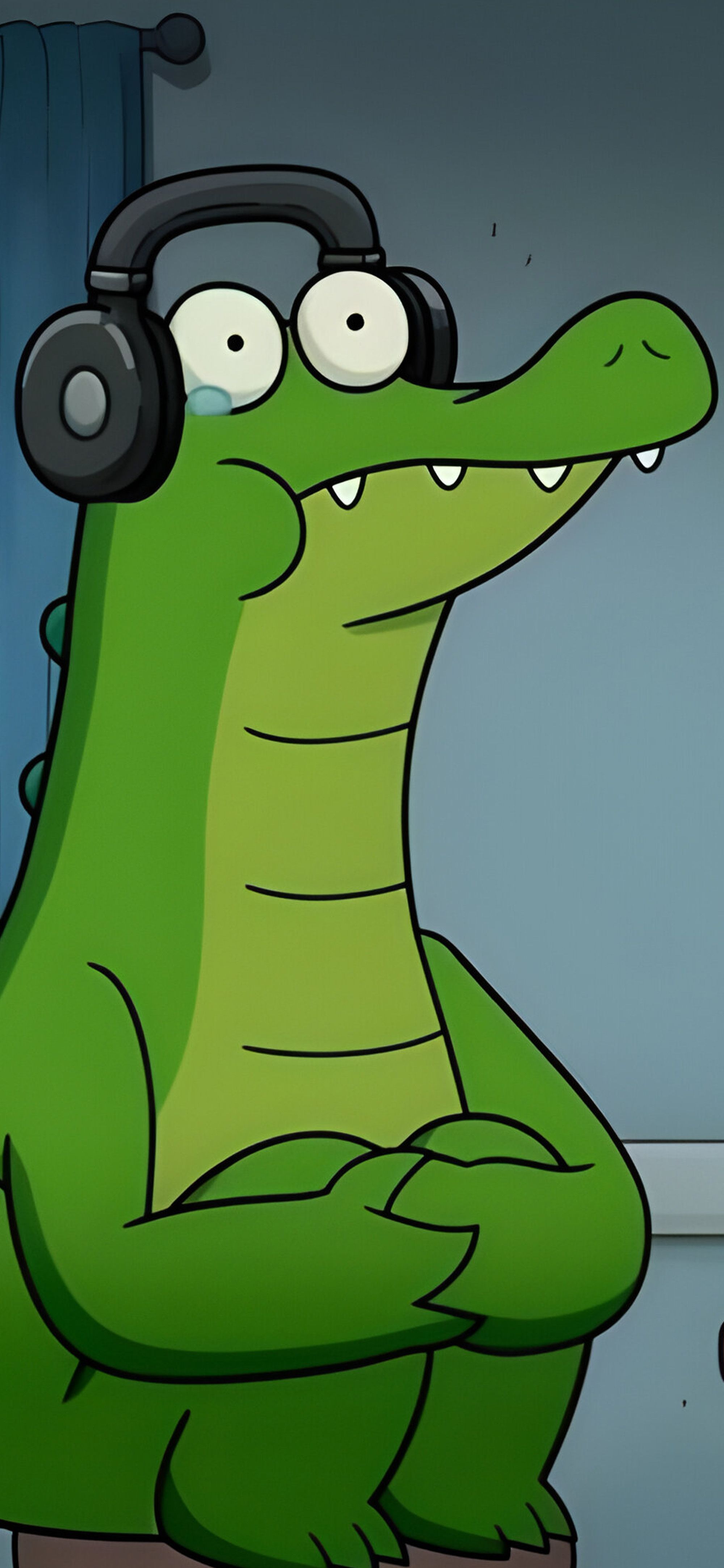 2000x4329 Oddballs Max Listening to Music Wallpaper