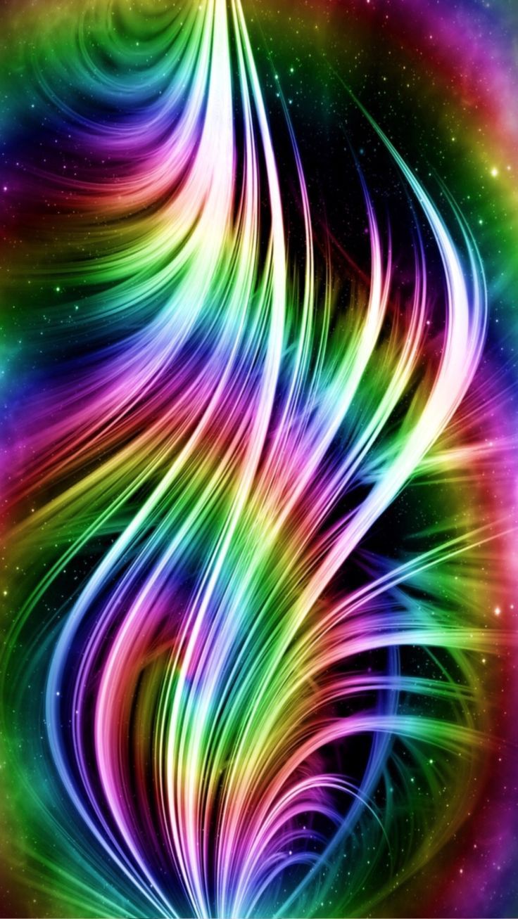 736x1307 Abstract Rainbow Swirl Wallpaper. Pop art, Sfondi carini, Arcobaleno