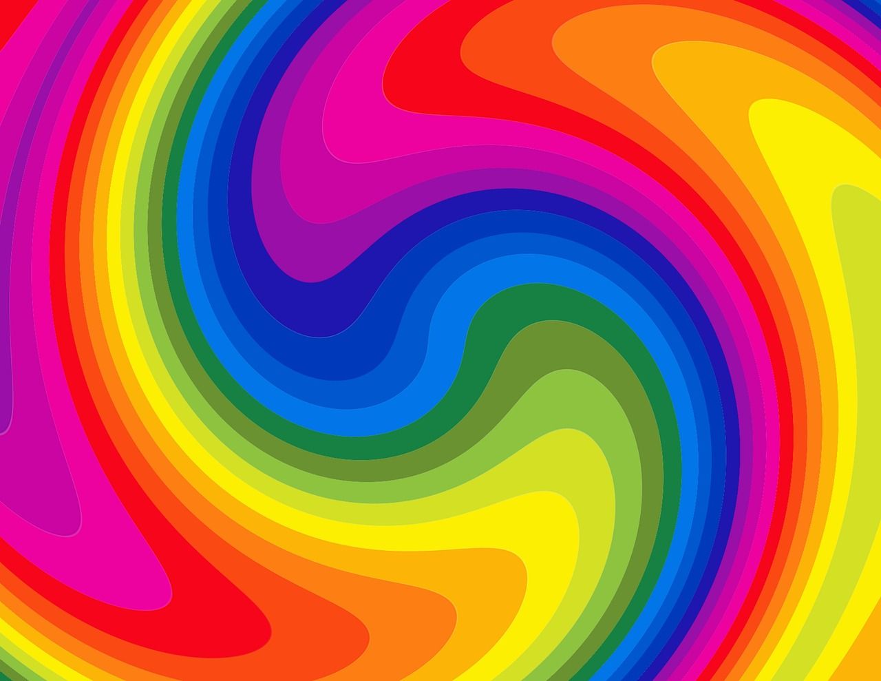 1280x989 Download Rainbow Swirls Abstract. Royalty Free Stock Illustration Image