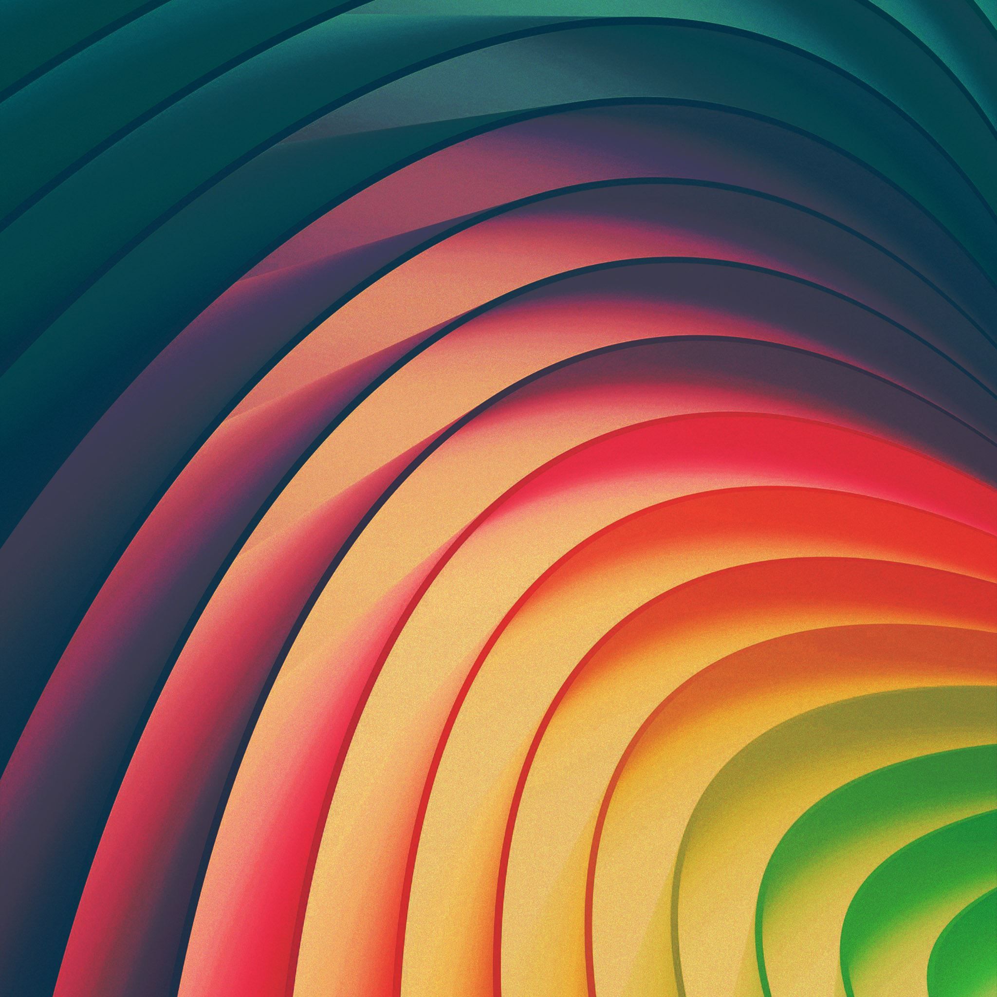 2048x2048 Abstract Rainbow Stripe Background iPad Air Wallpaper Free Download