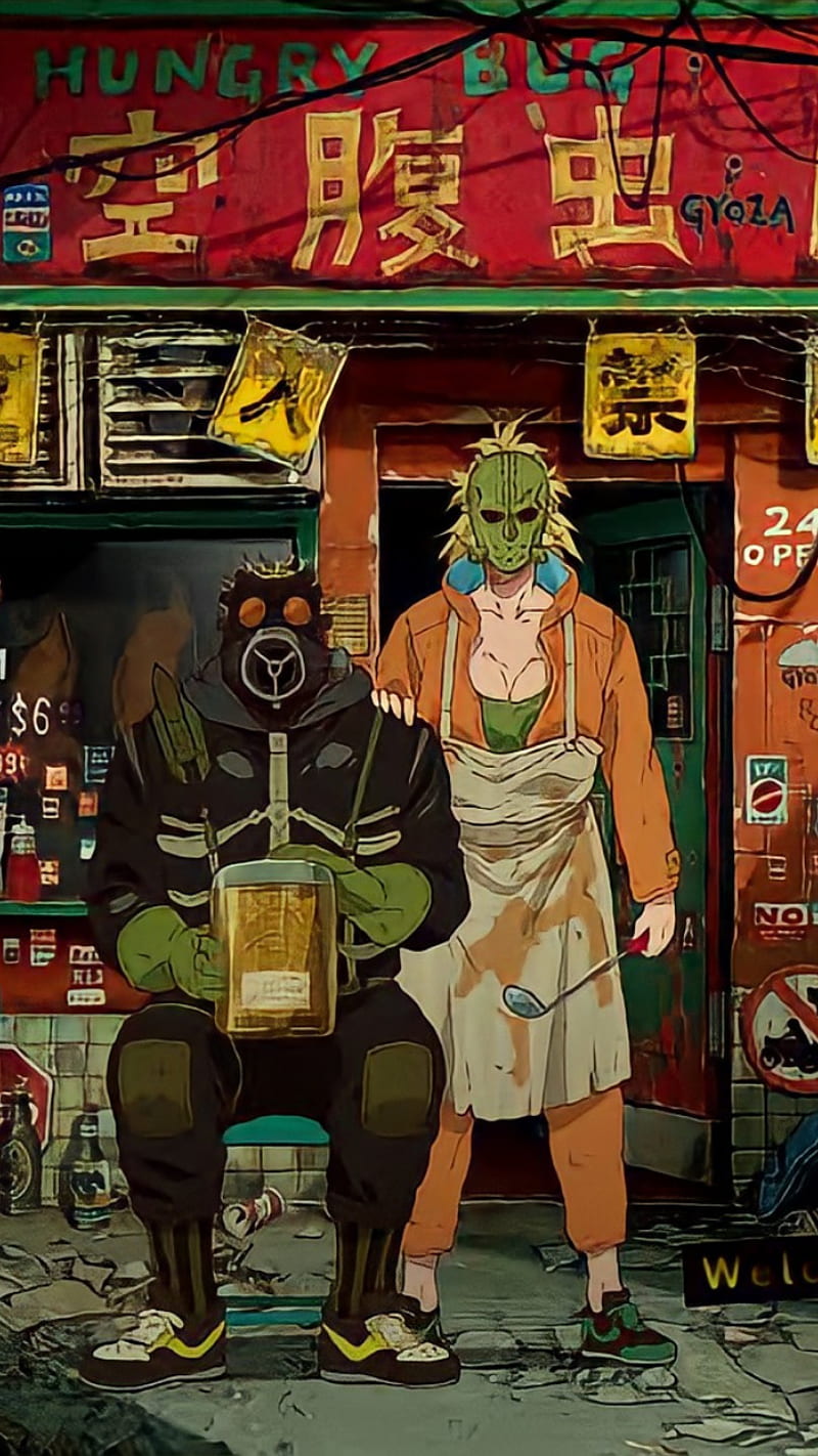 800x1422 Dorohedoro, kaiman, nikaido, HD phone wallpaper