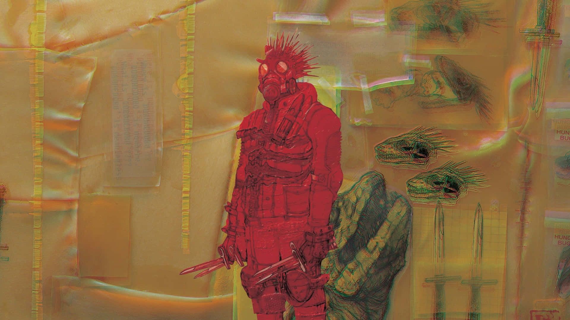 1920x1080 Caiman And Nikaido In The City Of Kaimanstain Wallpaper