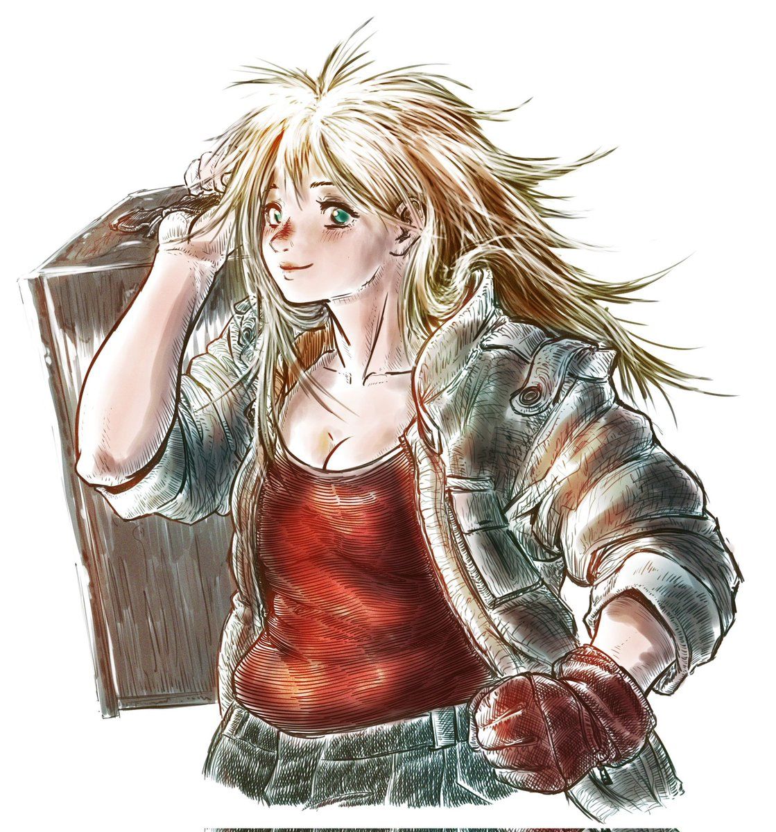 1119x1200 Nikaido And her gyoza! #dorohedoro #fanart
