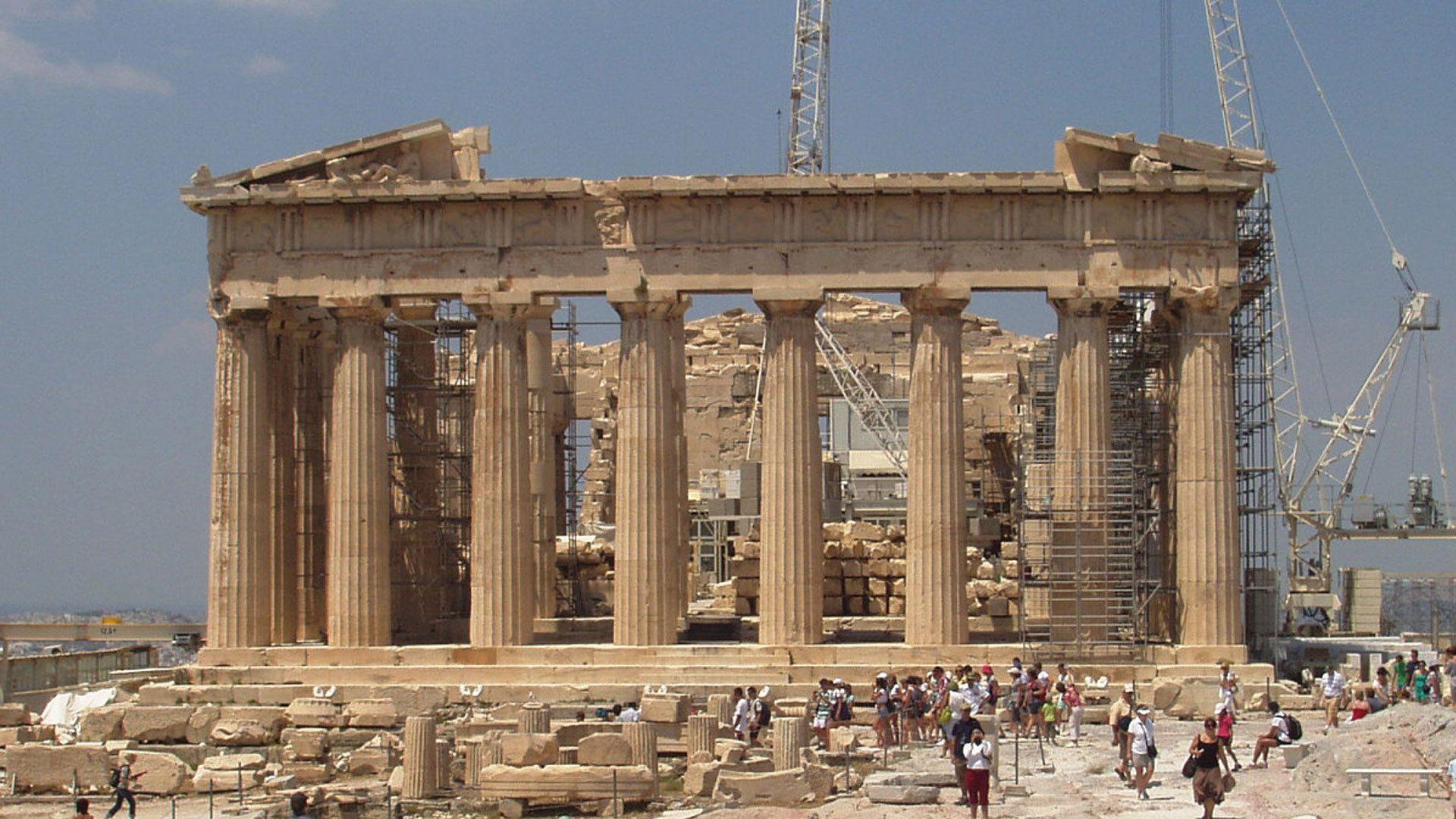 1920x1080 Free download Ancient ruins in Athens wallpaper and image wallpaper picture [1920x1080] for your Desktop, Mobile & Tablet. Explore Ancient Greece Wallpaper. Greek Gods Wallpaper, Greece Wallpaper HD, Free Greece Wallpaper