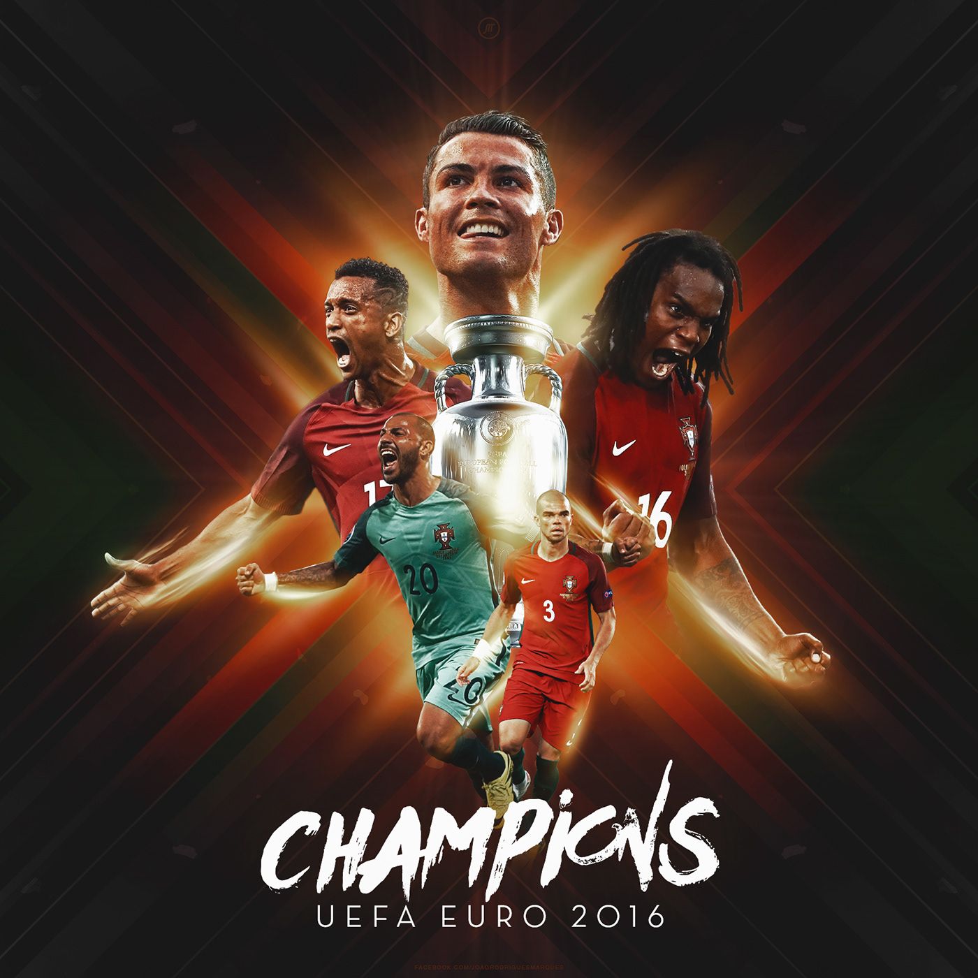 1400x1400 Euro 2016 Champions - Behance