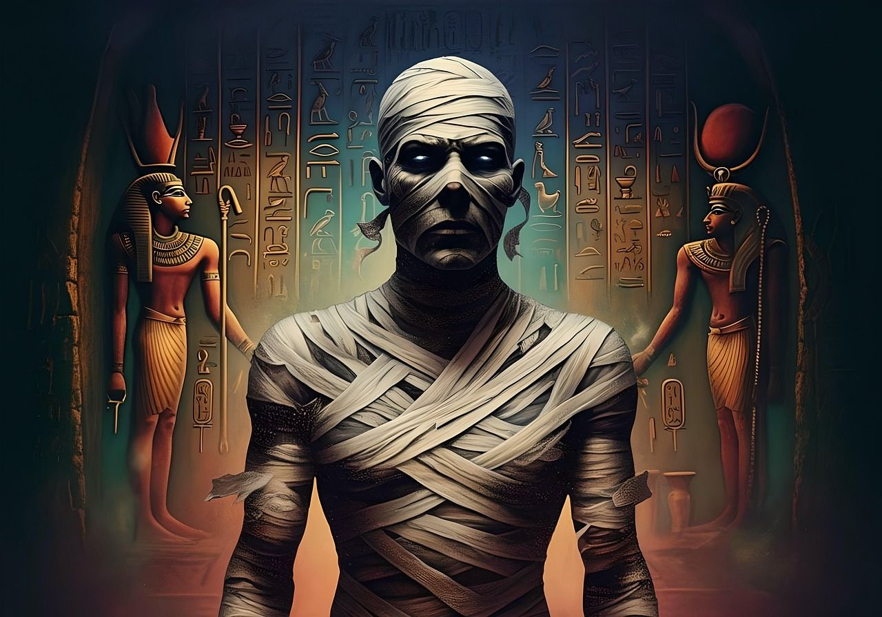 1280x896 Download Ai Generated Mummy Egypt. Royalty Free Stock Illustration Image