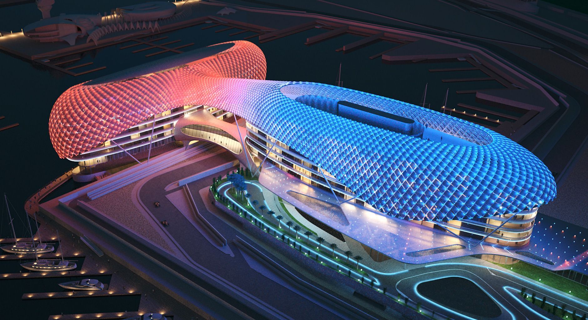1880x1024 Yas Marina Wallpaper