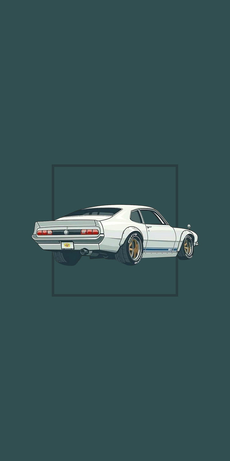 800x1600 HD minimalist car wallpaper