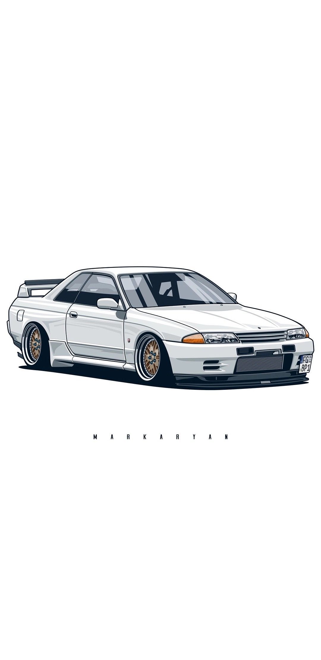 1080x2220 Simple Car Wallpaper