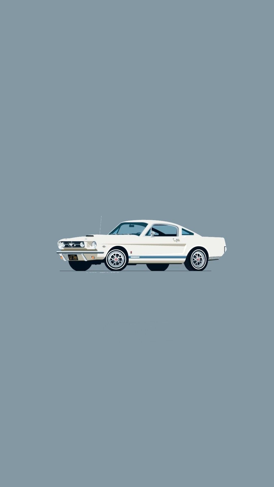 1080x1920 Mustang Art iPhone Wallpaper