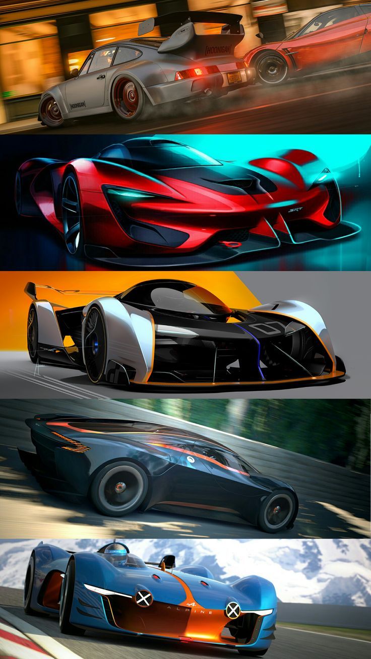 736x1308 Simple collage I made from concept cars and horizon 4 wallpaper