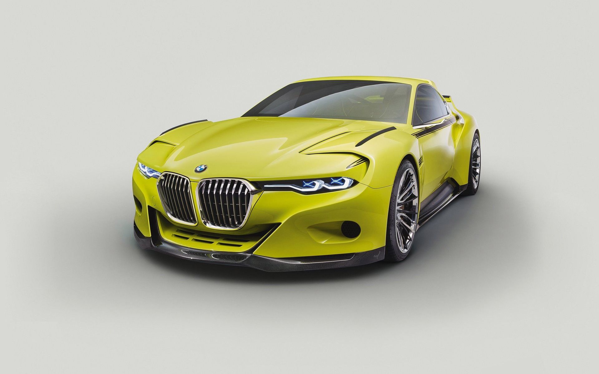 1920x1200 BMW 30 CSL Hommage Concept, BMW, Car, Vehicle, Green Cars, Simple Background Wallpaper HD / Desktop and Mobile Background