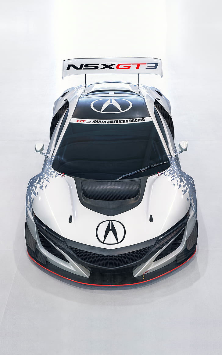 728x1165 HD wallpaper: acura nsx race cars vehicle car portrait display simple background