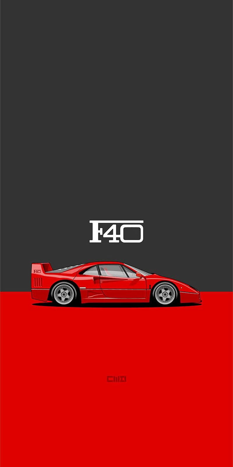 800x1598 Ferrari, Cars, Red, Car, Ferrari F Text, Black, Bicolor background, HD phone wallpaper
