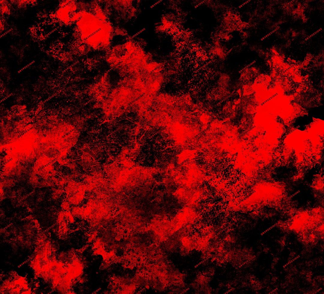 1080x982 Black + Red Grunge Seamless Digital Paper Background and Bold Red Cloudy Texture PNG Download Files
