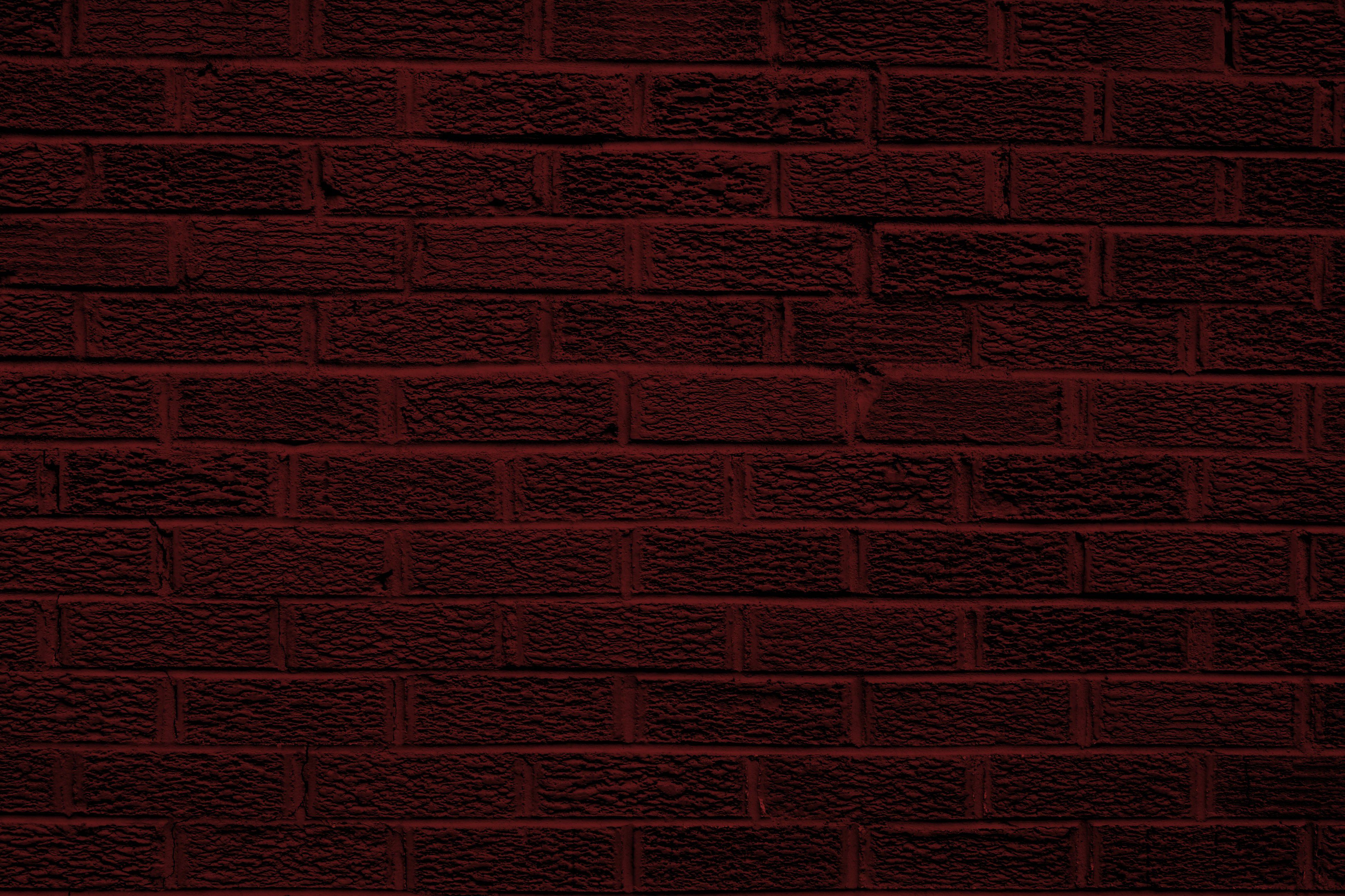 3888x2592 Dark Red Brick Wall Texture