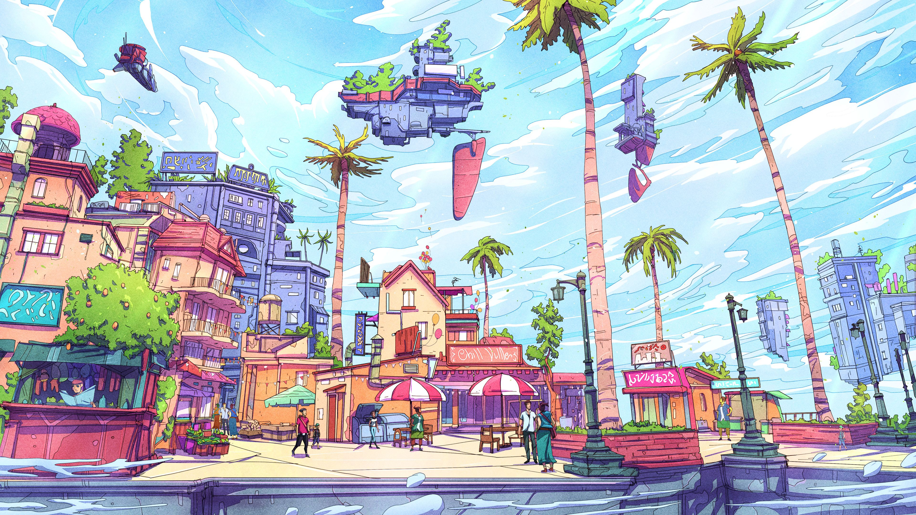 3840x2160 Vibe City [3840x2160]