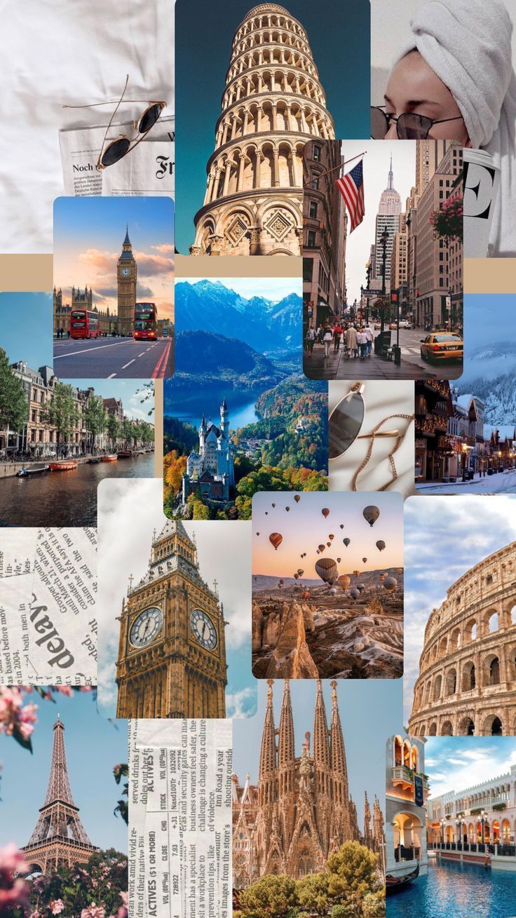 736x1309 Collage de viaje de pantalla de viajes. Ispirazione instagram, Fotografie di viaggio, Fotografia sfondi