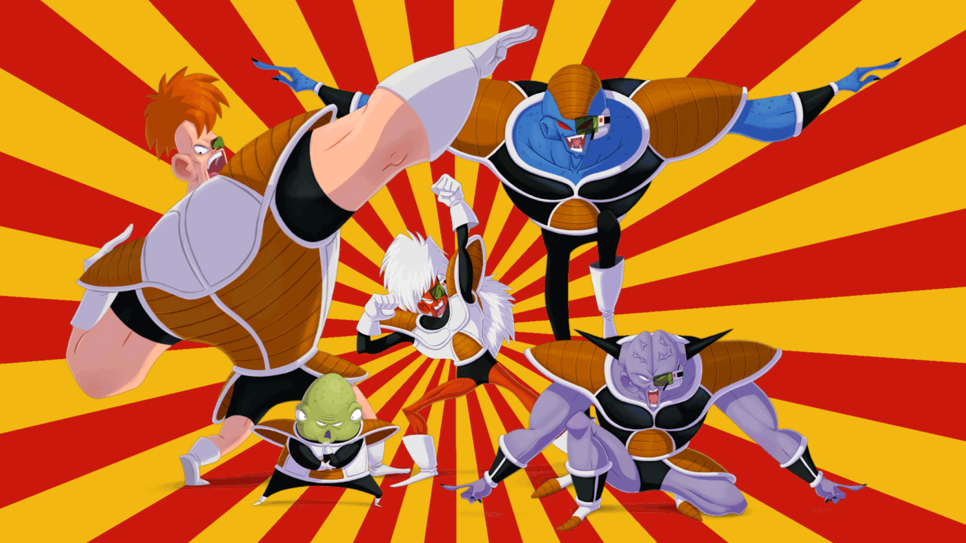 1400x788 Ginyu Force (Dragon Ball): Character Design - Behance