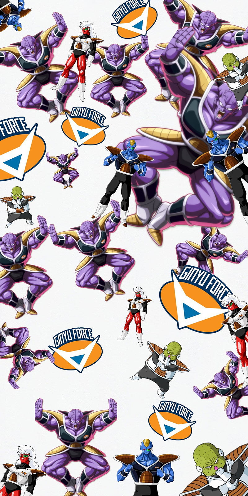 800x1600 Ginyu Force, anime, captain ginyu, dragon ball, goldo, jace, jeice, HD phone wallpaper
