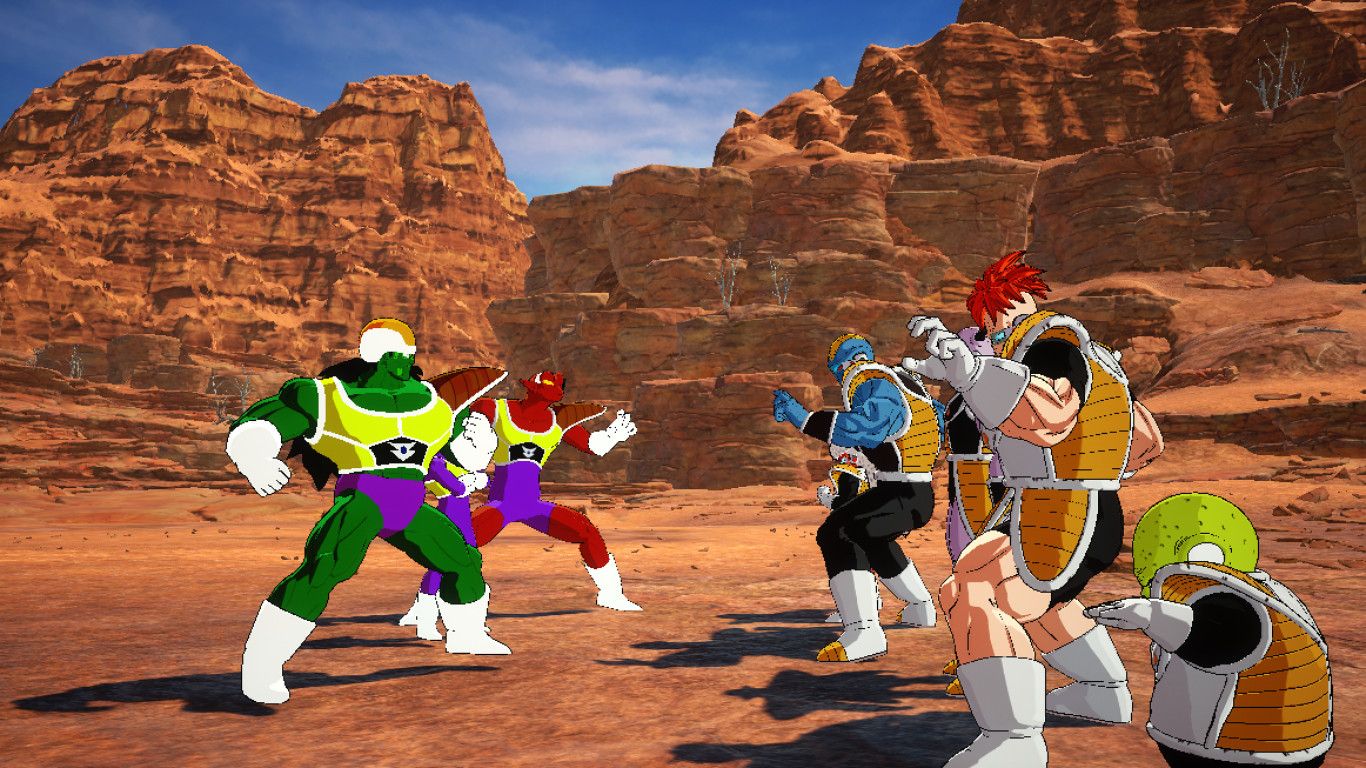1366x768 Custom Battle Cooler Armoured Squad Vs Ginyu Force Mod for Dragon Ball: Sparking! ZERO