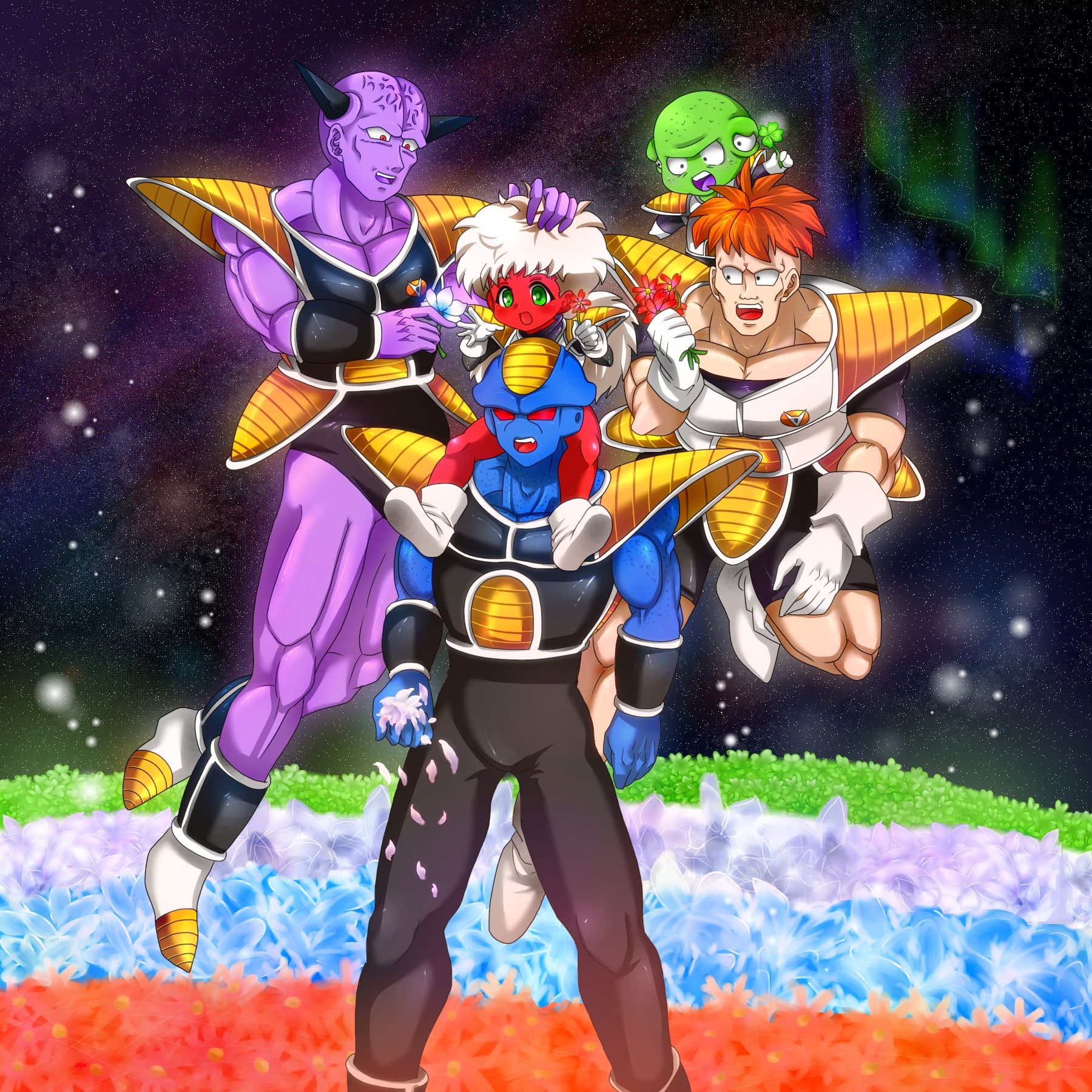 1800x1800 Ginyu Force BALL by Pixiv Id 1241737 Anime Image Board