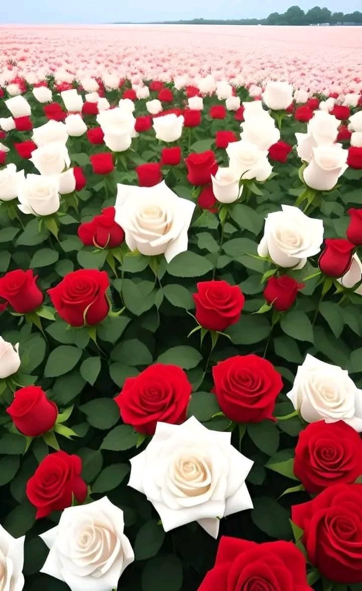 720x1176 Vibrant Red and White Roses in a Field. Love rose flower, Red roses wallpaper, Gallery frame set