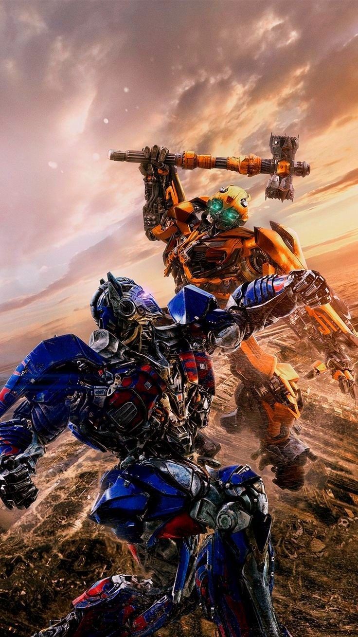 736x1309 Bumblebee and optmus prime wallpaper