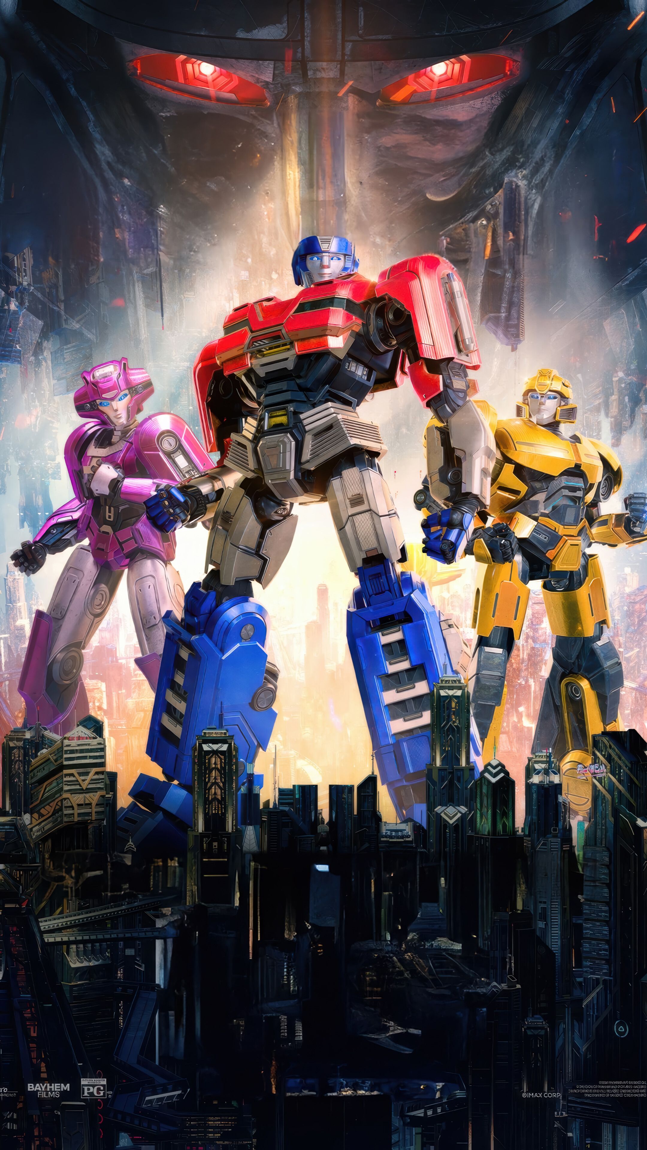 2160x3840 Transformers One Megatron Optimus Prime Elita 1 Bumblebee 4K Wallpaper IPhone HD Phone A