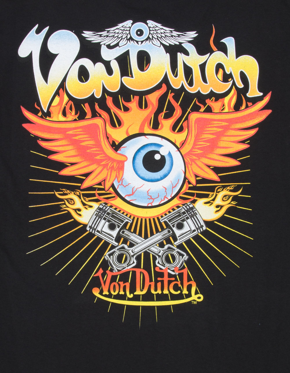 1000x1286 VON DUTCH Pistons Mens Tee