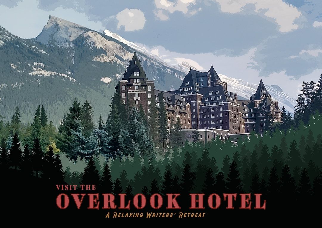 1080x764 Overlook Hotel Poster. the Shining Inspired Movie Poster. Fictional Hotel Wall Art. Stephen King Stanley Kubrick Jack Nicholson