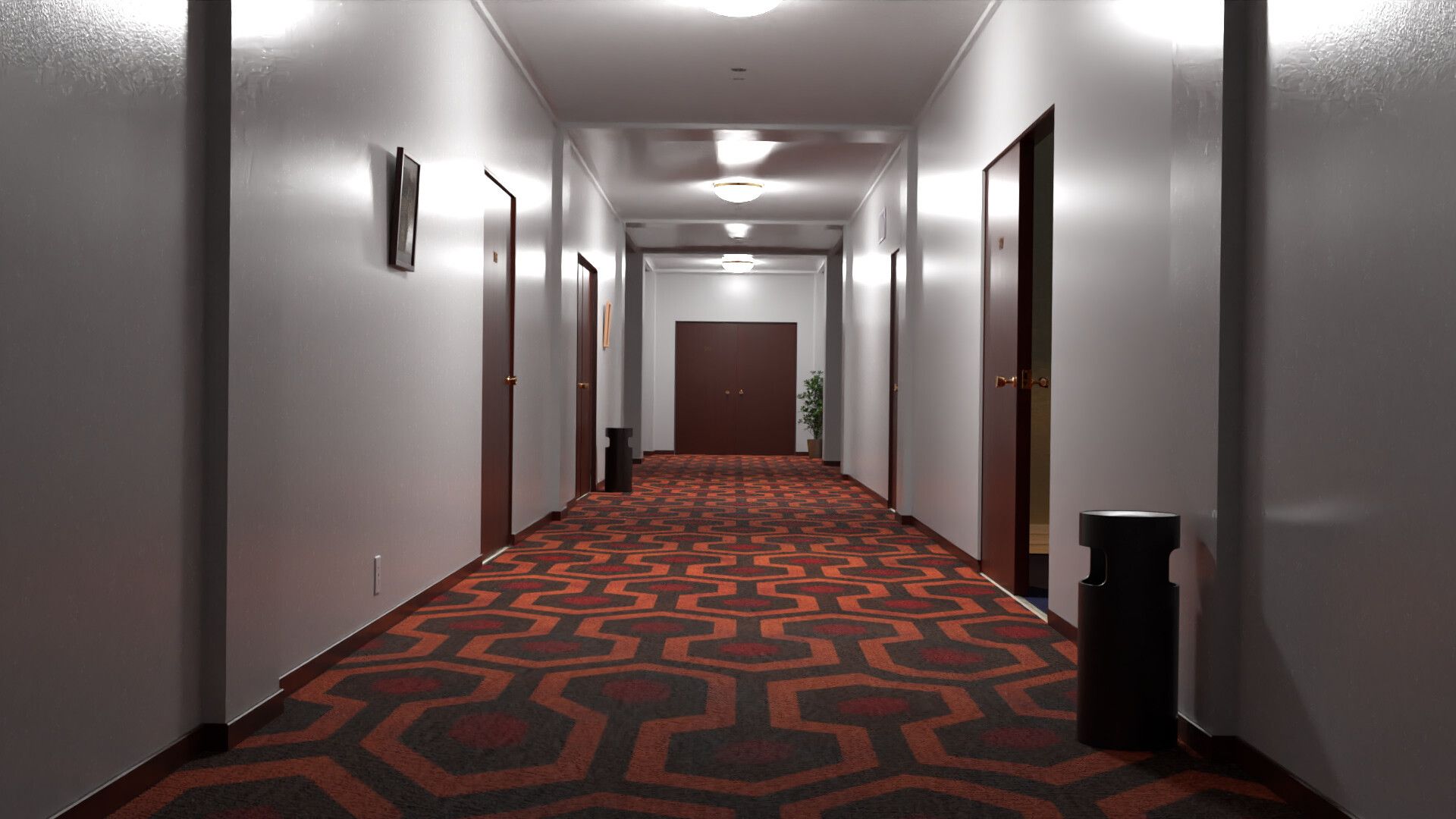 1920x1080 Overlook Hotel Hallway
