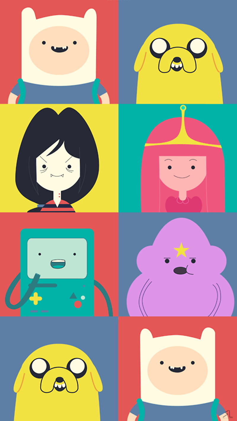 800x1422 The Friends, adventuretime, bmo, cn, cool, finn jake, love, music, princess, HD phone wallpaper