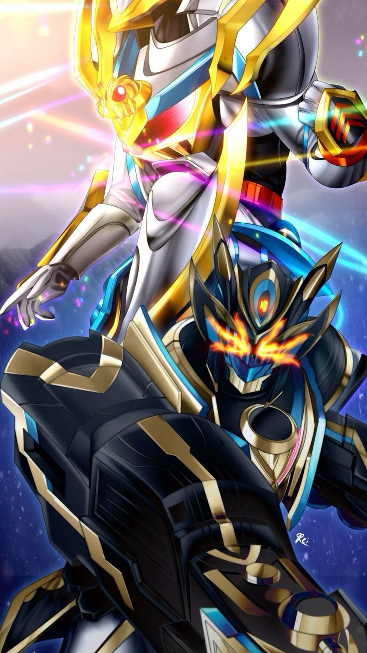 736x1308 Kamen Rider Iron and Platina Gotchard