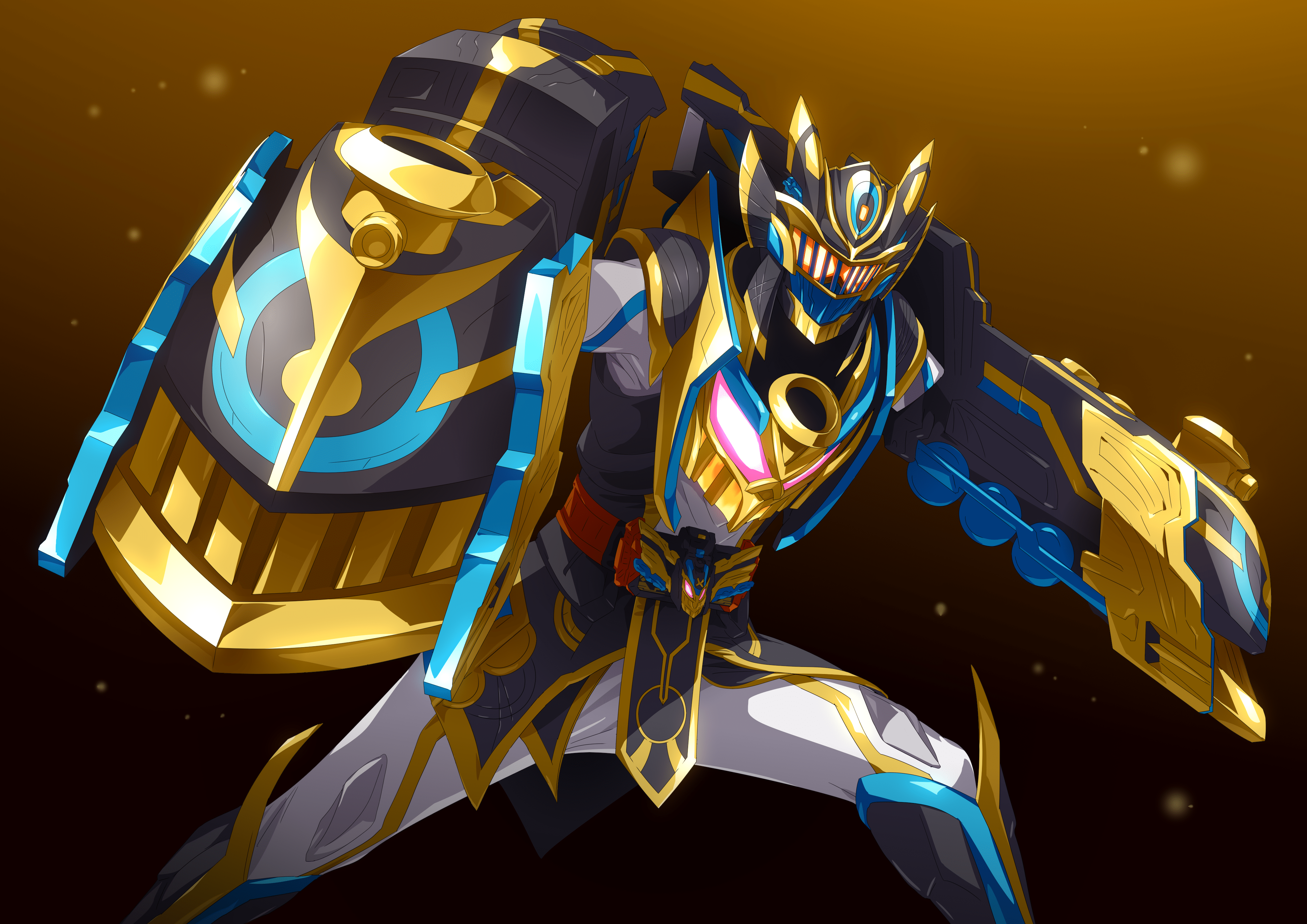 4093x2894 Kamen Rider Gotchard (Character) Houtarou by otokam1117 Anime Image Board