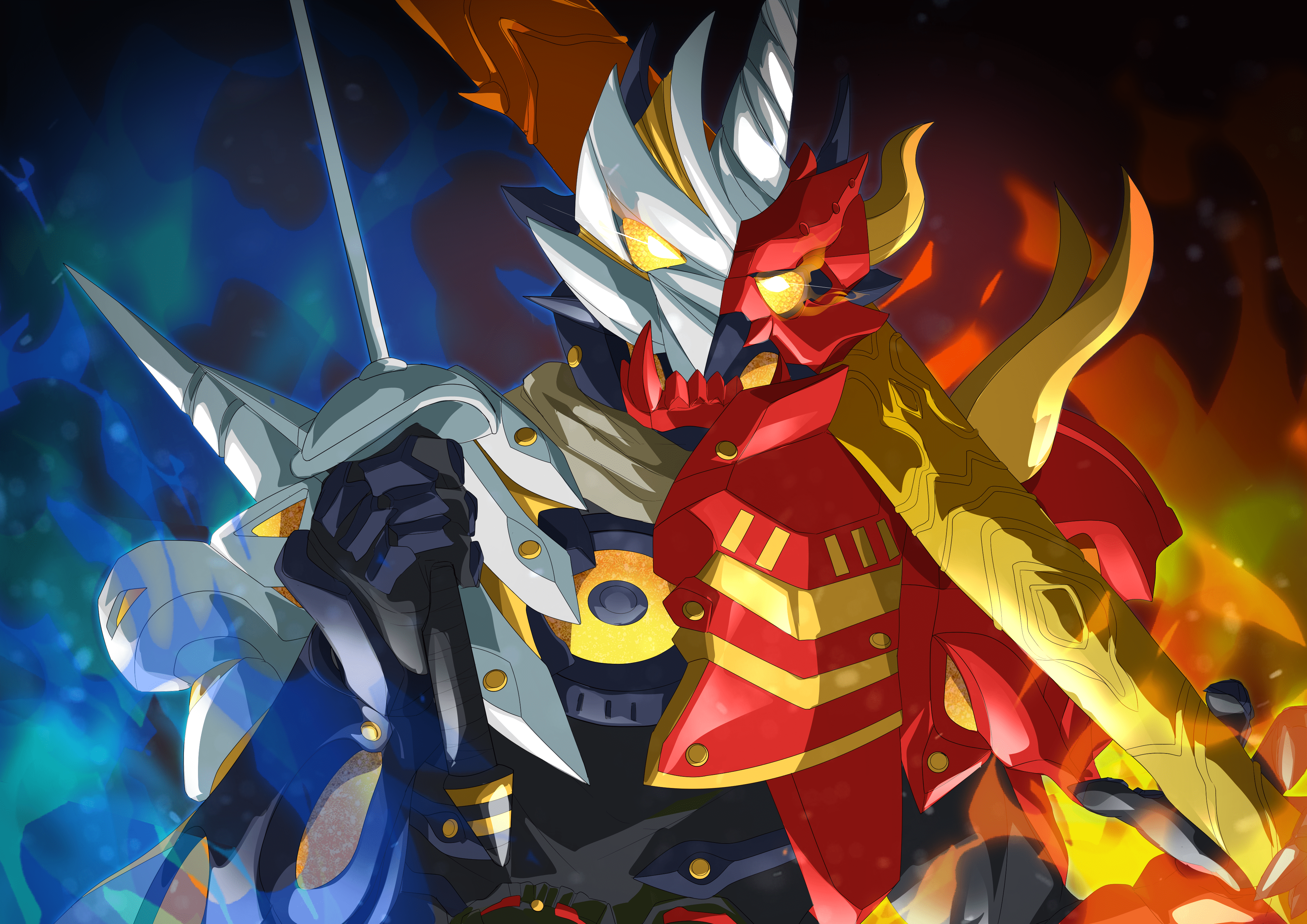 4093x2894 Kamen Rider Gotchard Anime Image Board