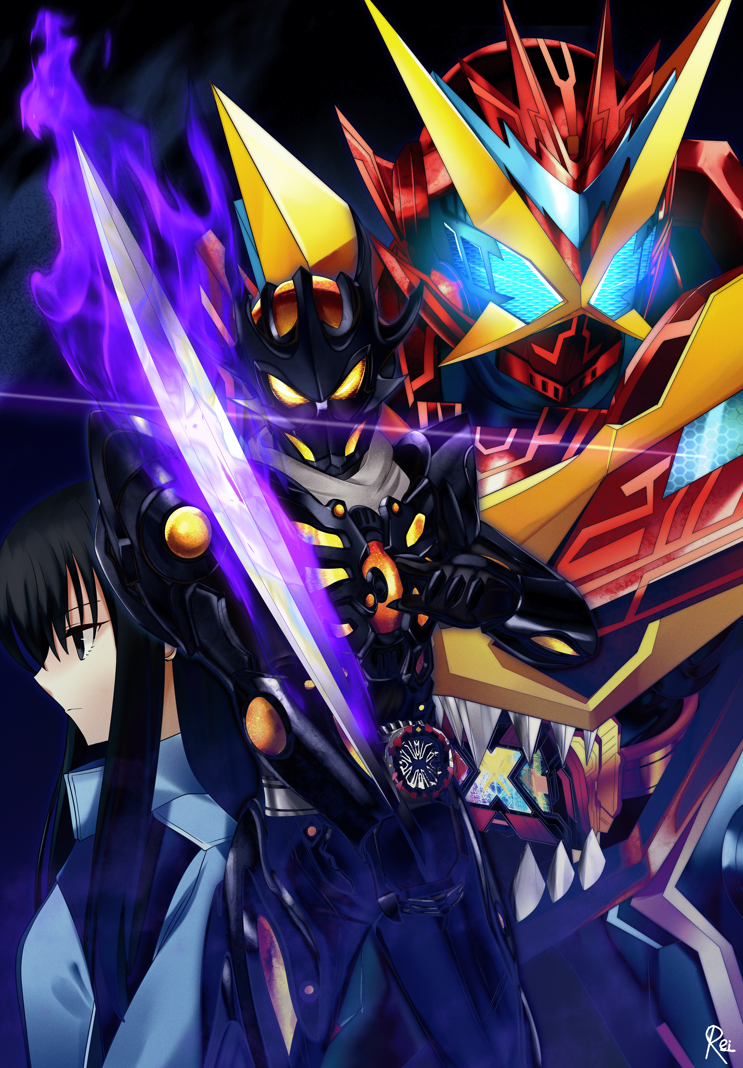 3000x4314 Kamen Rider Gotchard Image by Reiei8 Anime Image Board