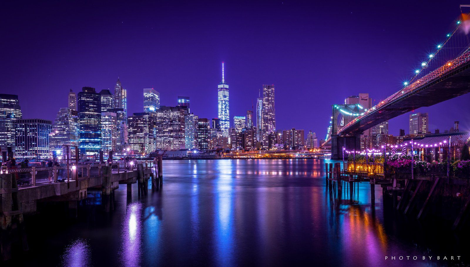 1600x908 brooklyn, Bridge, Night, City, Cities, Urban, New, York, Usa, America, Travelling, Lights, River, Hudson, Towers, Nyc, Landscape Wallpaper HD / Desktop and Mobile Background