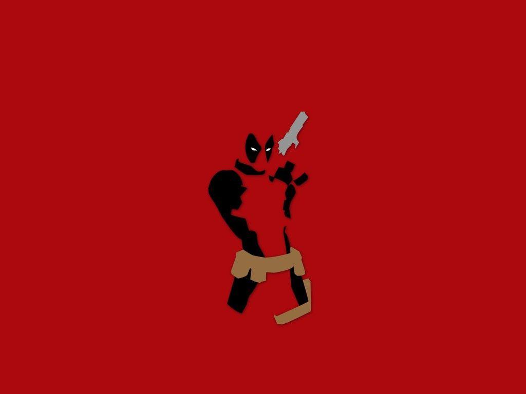 1024x768 Minimalistic comics deadpool wade wilson marvel wallpaper