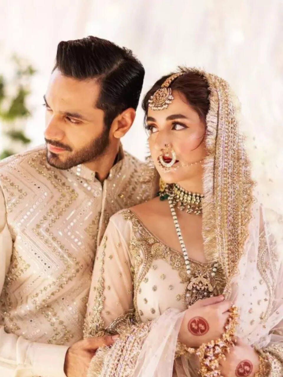 960x1280 Yumhaj: Stylish Picture Of Pakistan's Most Loved 'Tere Bin' Couple Yumna Zaidi And Wahaj Ali. Times Of India