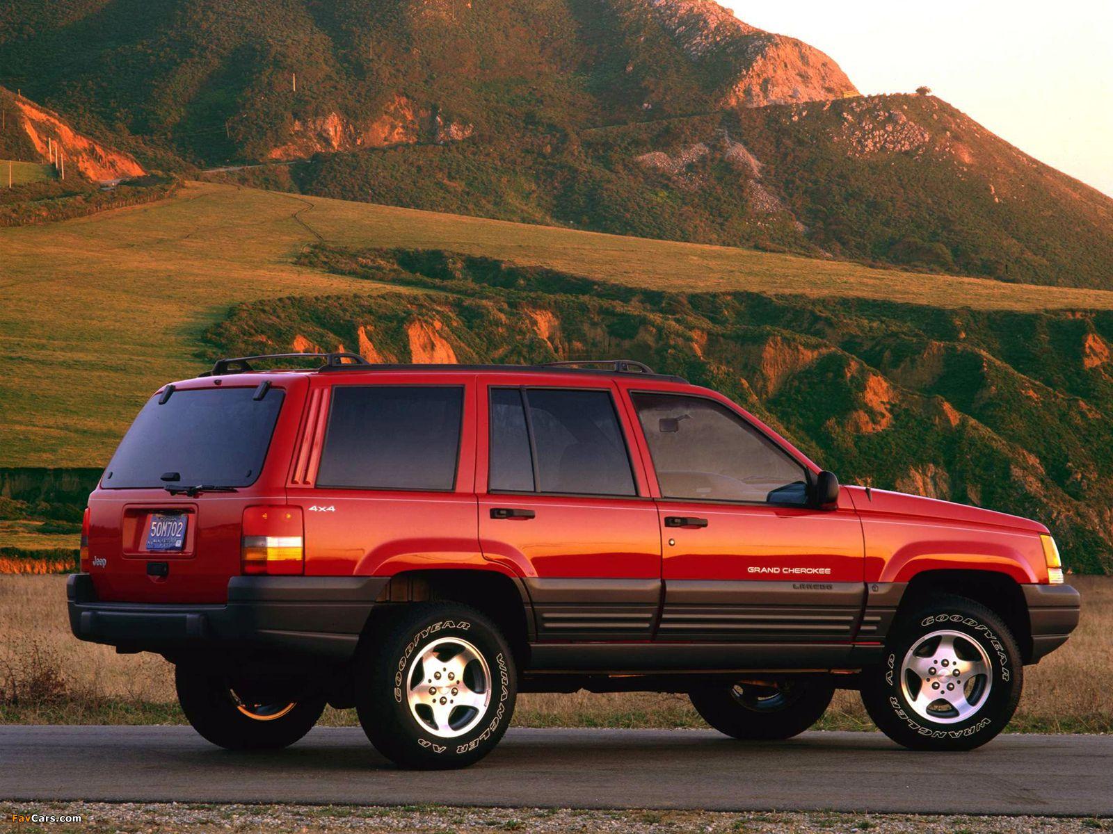 1600x1200 image of Jeep Grand Cherokee Laredo (ZJ) 1996–98