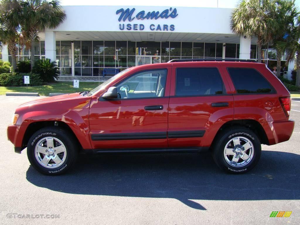 1024x768 Inferno Red Crystal Pearl Jeep Grand Cherokee Laredo