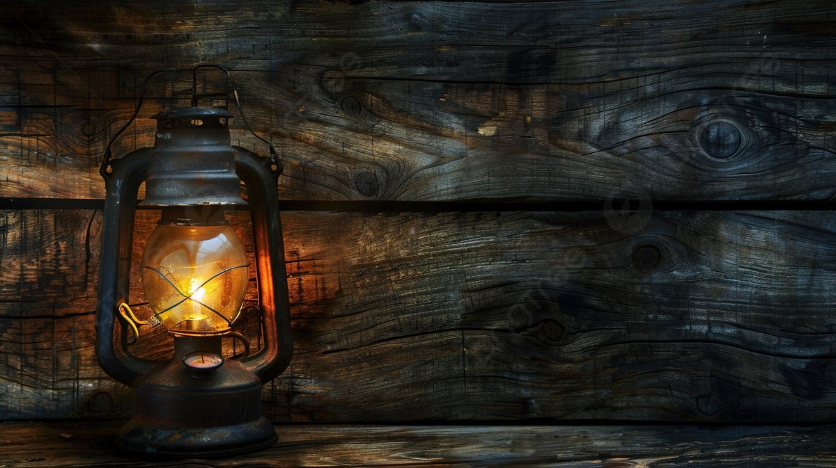 1200x673 A Kerosene Lamp On The Old Wooden Background Photo And Picture For Free Download