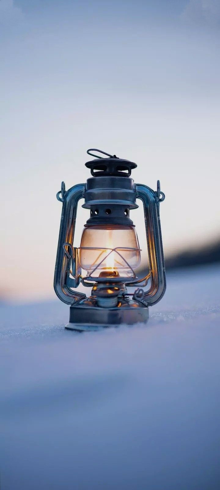 720x1600 Oil lamp with blue background. Christian lantern background, Rainy cabin wallpaper 4k, Light