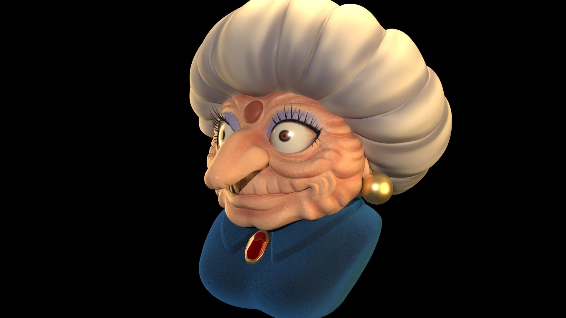 1920x1080 Léa Cocqueret (Spirited Away) sculpt