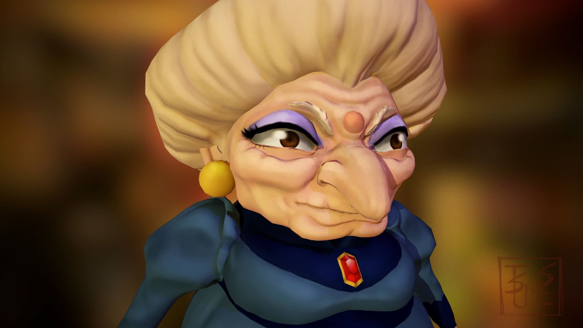 1920x1080 Anastasia Manetti Away 3D Model