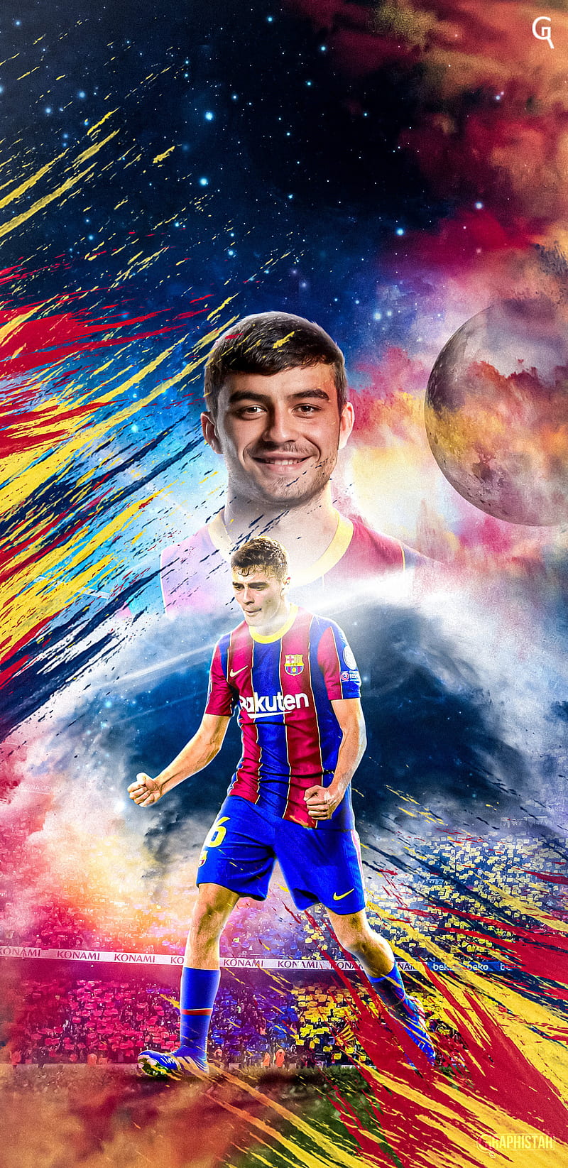 800x1645 Pedri Gonzalez, catalan, soccer, spanish, barca, barcelona, football, HD phone wallpaper