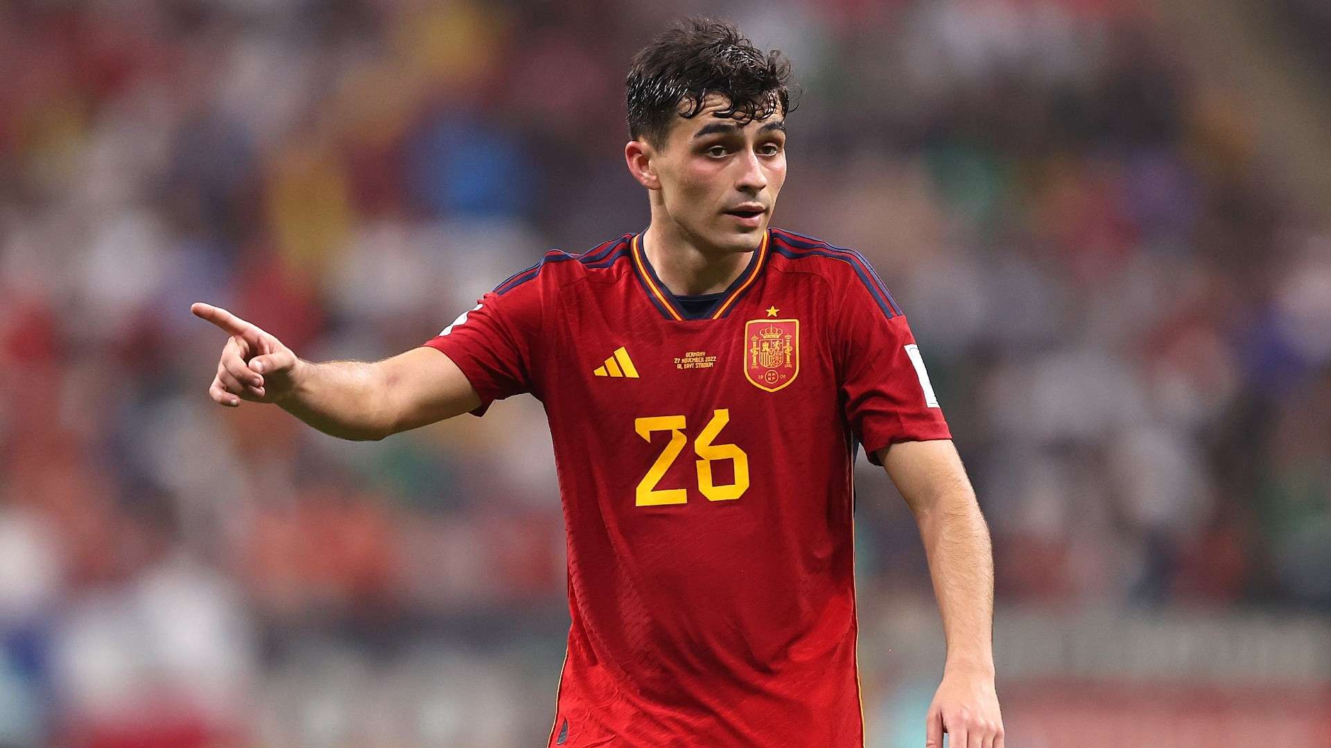 1920x1080 Pedri reveals his dream shirt swap as Barcelona star takes aim at World Cup final with Spain. Goal.com US